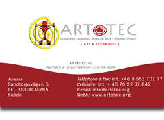 Visite card ARTOTEC